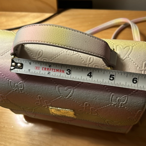 NWT Luv BETSEY JOHNSON Purse Crossbody Satchel Bag Addy Pastel LBADDY - Picture 7 of 16